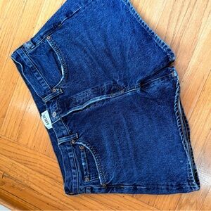 Agolde Classic Denim Shorts